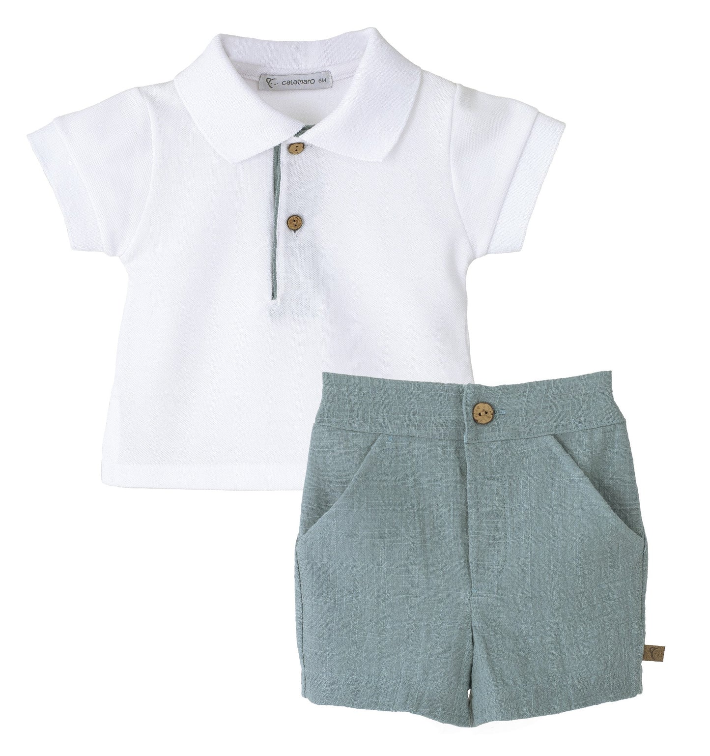 Marmara Boys Polo Shirt and Bermuda Shorts Set