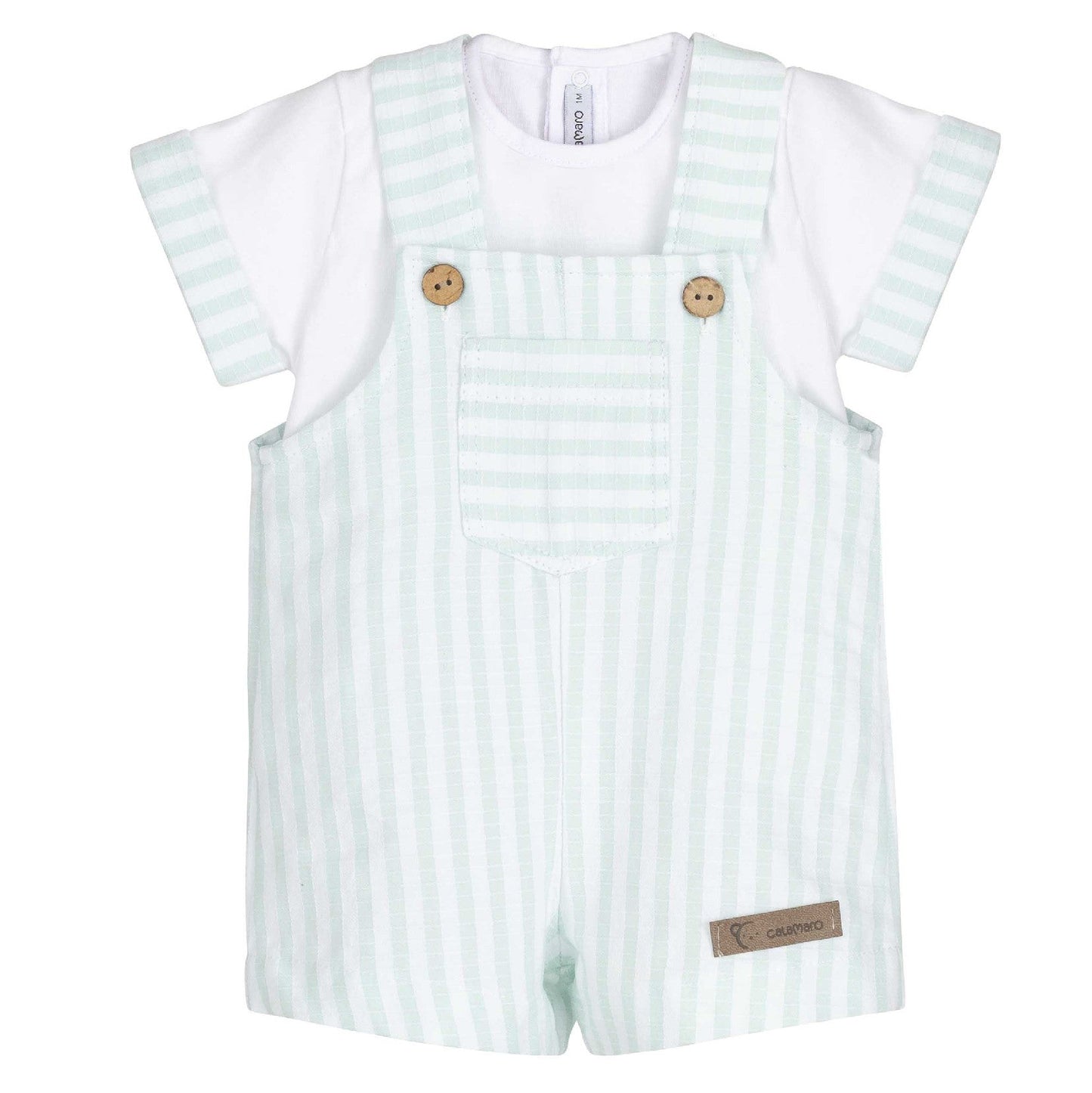 Bundi Baby Boy Dungaree Set by Calamaro Baby | Made in Spain