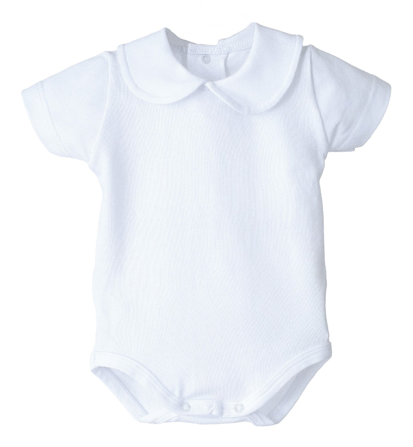 White Peter Pan Collar Bodysuit | 1M–36M