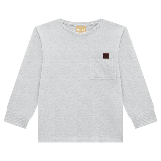 Milon Grey Long Sleeved Tee