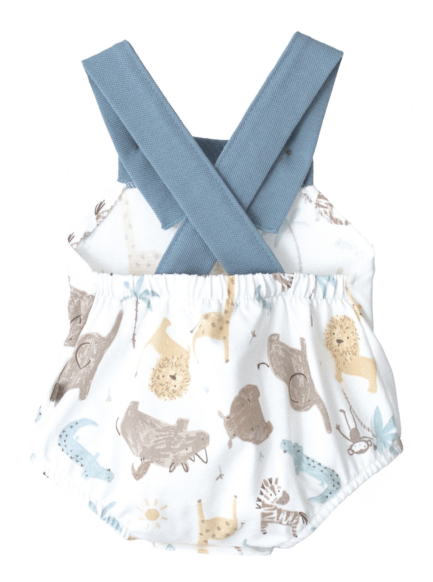Peto Java Baby Romper for Boys – Sizes 1M to 18M | Made in Spain