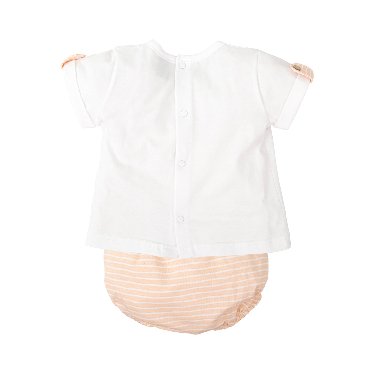 Aura Baby Boy Cotton Knitted T-Shirt & Shorts Set – (3M–36M)