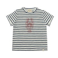 NEWQUAY Lobster Print Tee- 100% Cotton Boys T-Shirt (2Y-12Y)