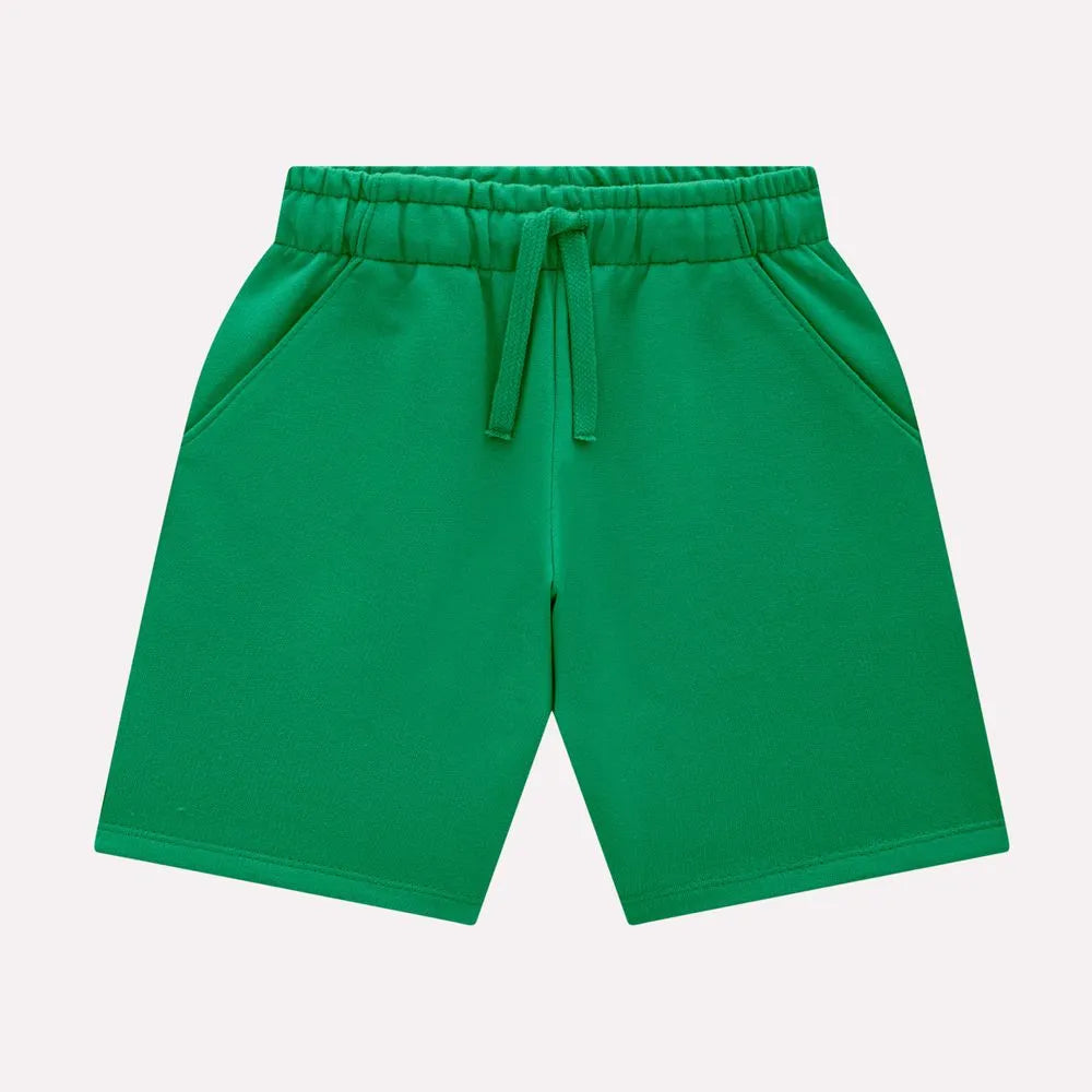 Boys’ Green Bermuda Set with Chess Piece Print T-Shirt – Milon (Toddler to Teen)