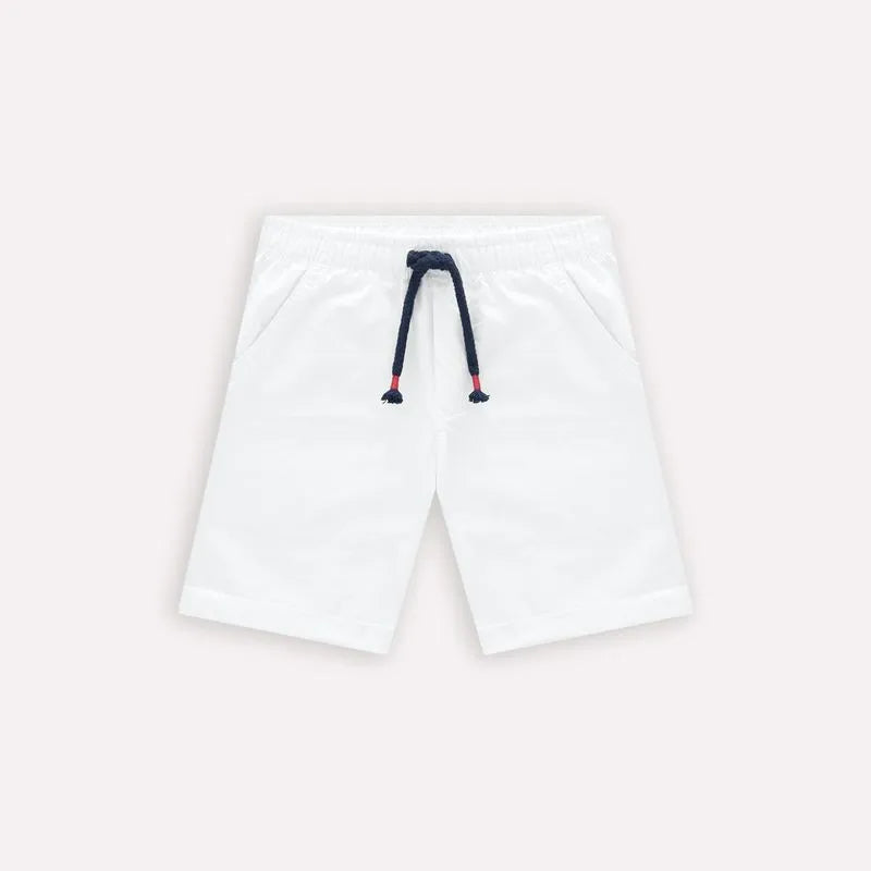 Boys' Red Polo & White Bermuda Set – Milon Infant to Teen