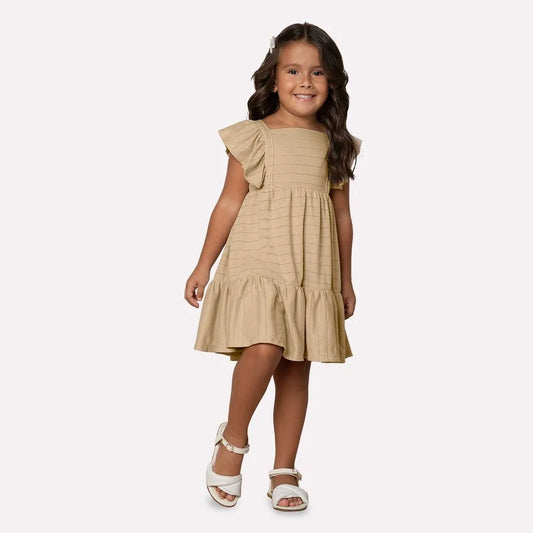 Girls’ Almond Dress – Milon | Matching Sibling Style (Baby to Big Girls)