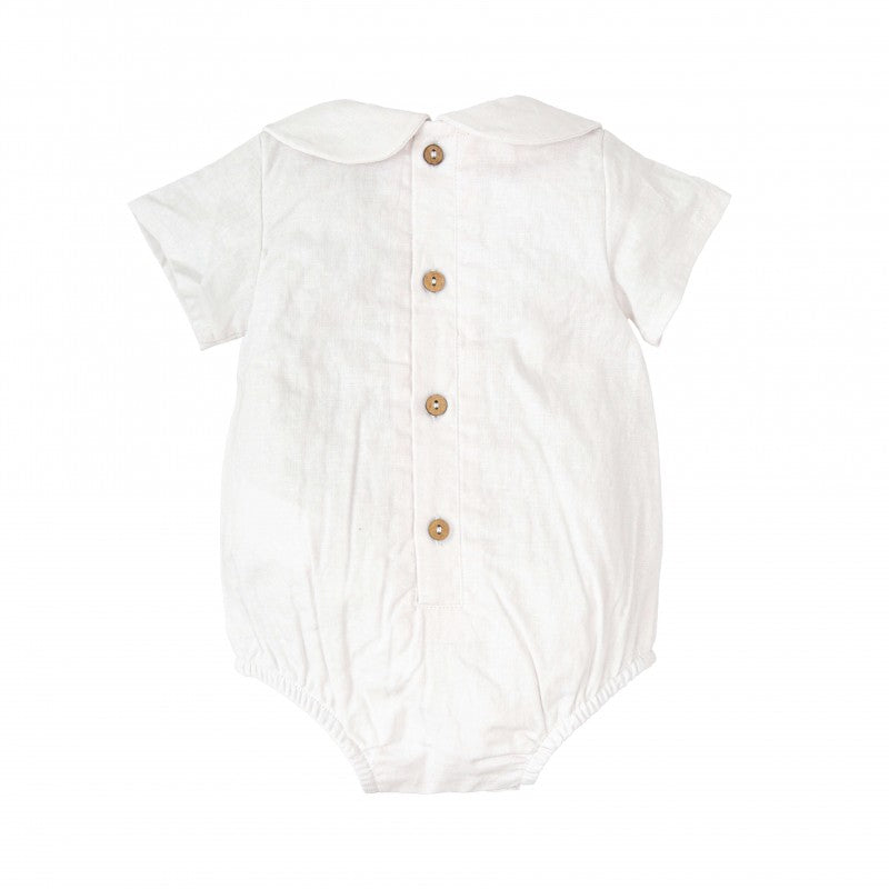 Deseo Unisex Linen-Cotton Woven Romper