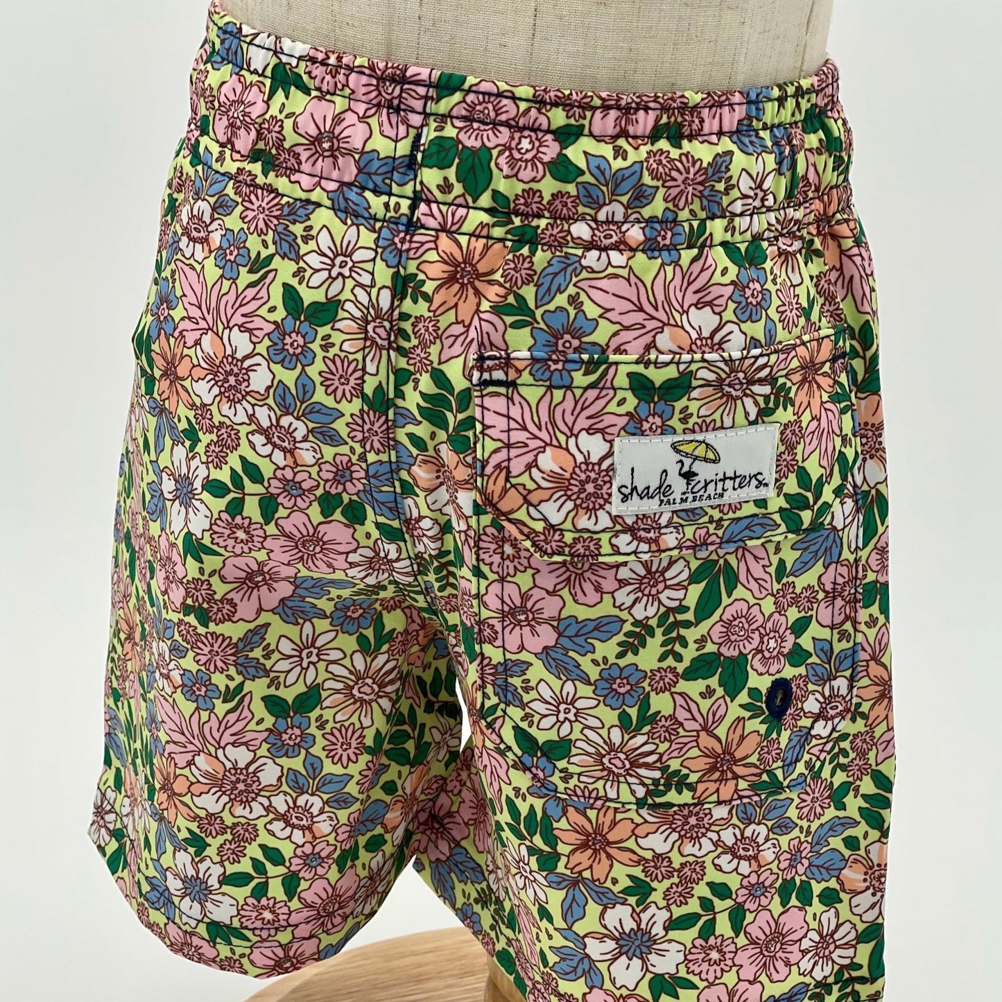 Boys Trunks- Citron Ditsy - Nico