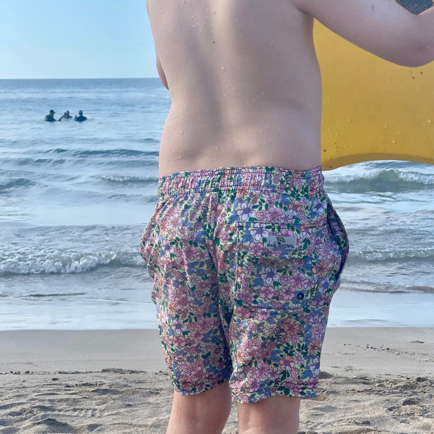 Boys Trunks- Citron Ditsy - Nico