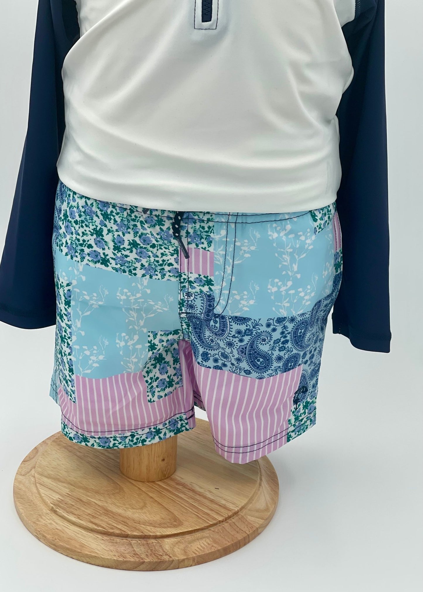 Boys Trunks - Floral Patchwork - Nico