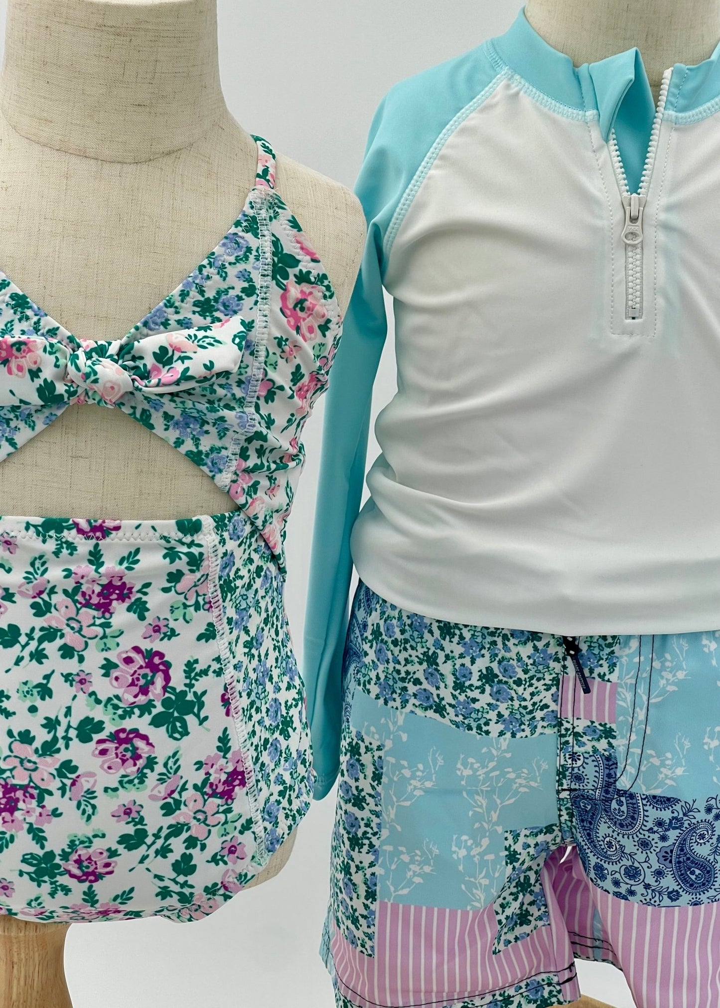 Boys Trunks - Floral Patchwork - Nico