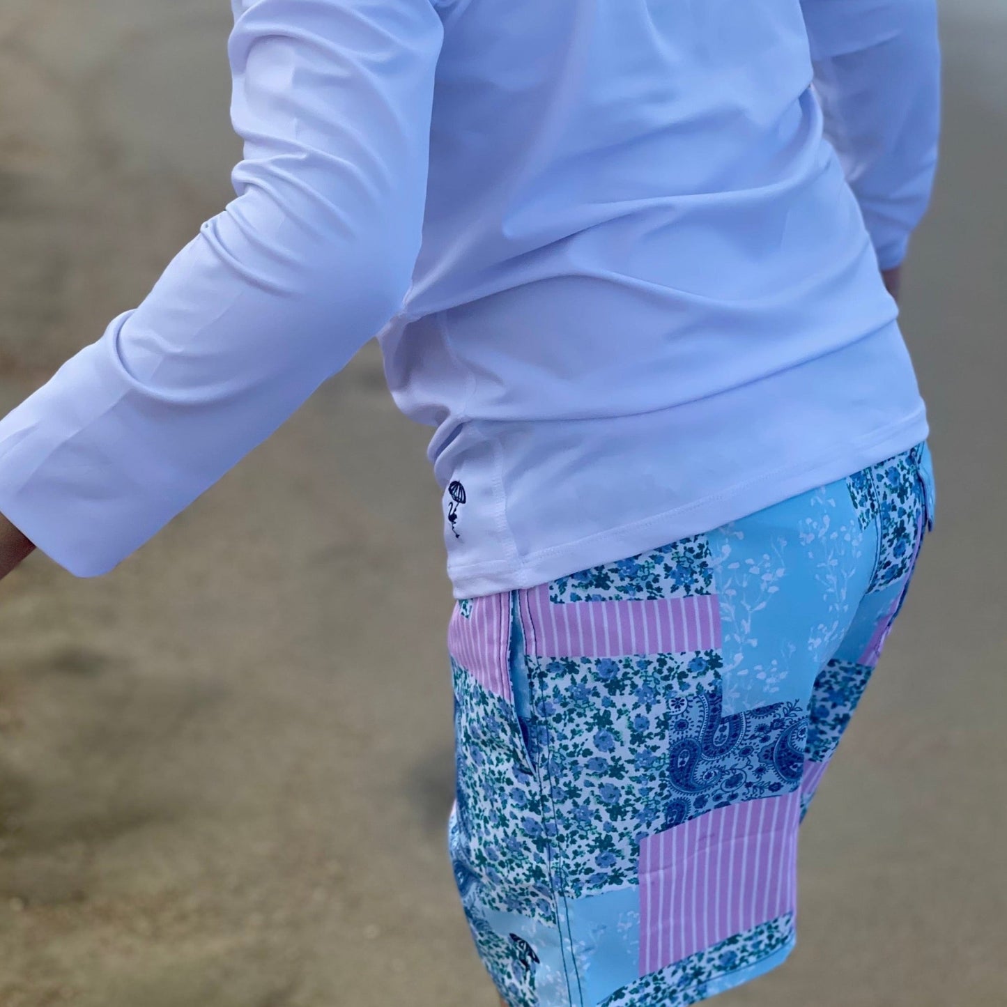 Boys Trunks - Floral Patchwork - Nico