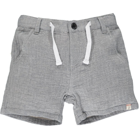 CREW grey gauze shorts - Nico