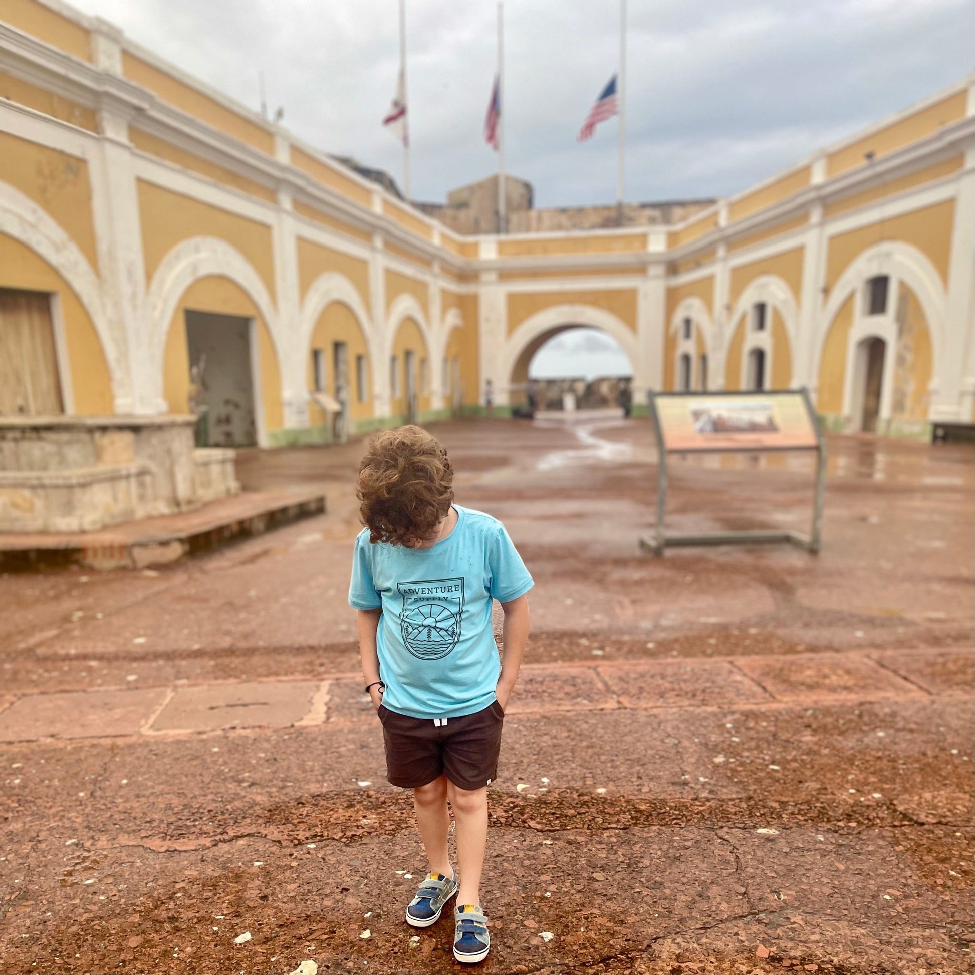 HUGO grey twill shorts - Nico