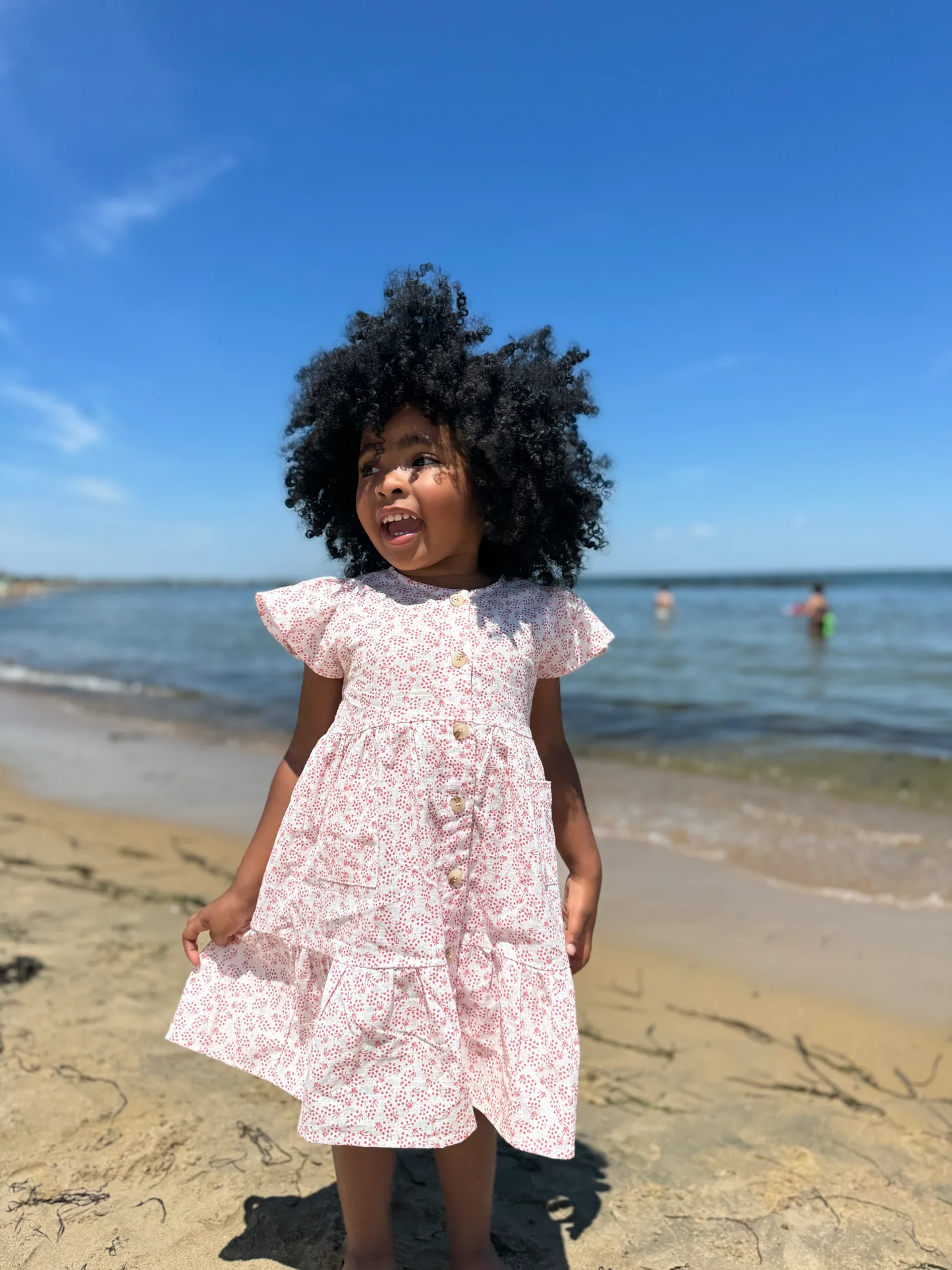 AVERY dress coral spring