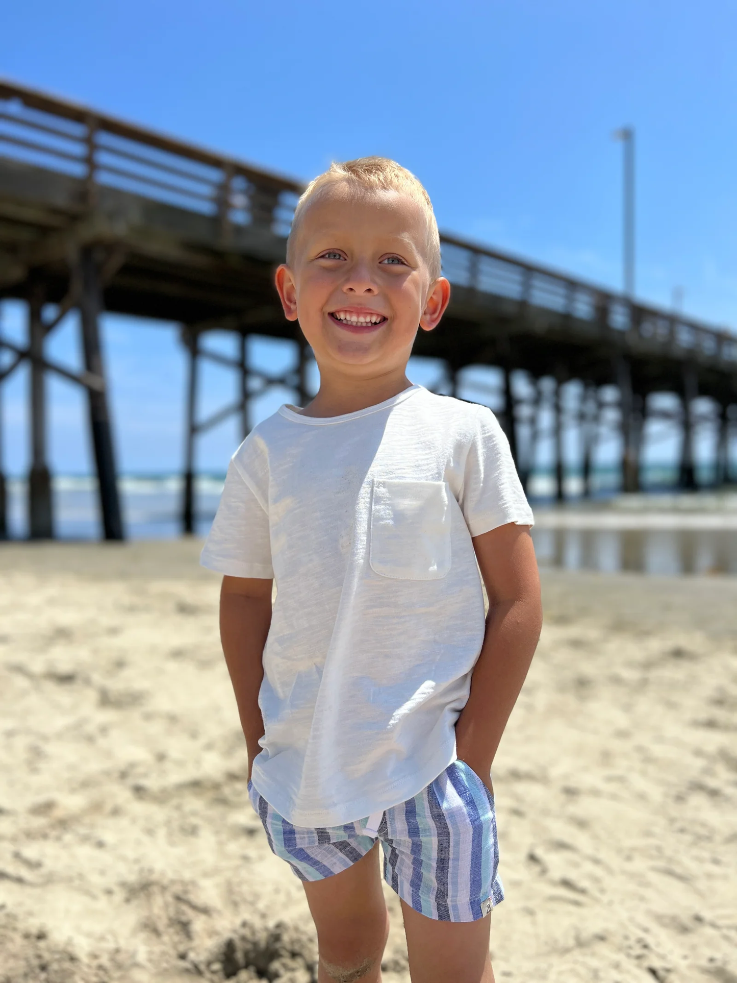 Josh White Tee| Toddler to Teen Boys Summer T-Shirt