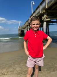 Shipping Polo Red Piqué