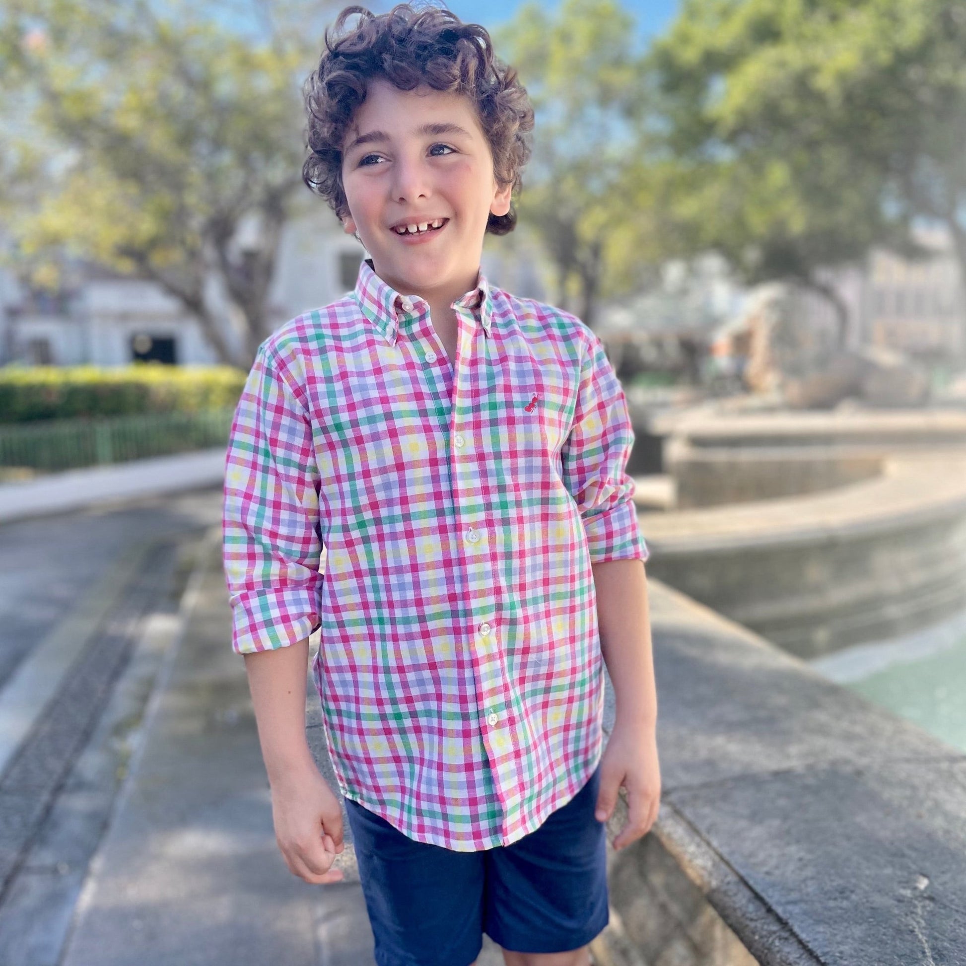 Long Sleeve Multicolored Shirt - Nico