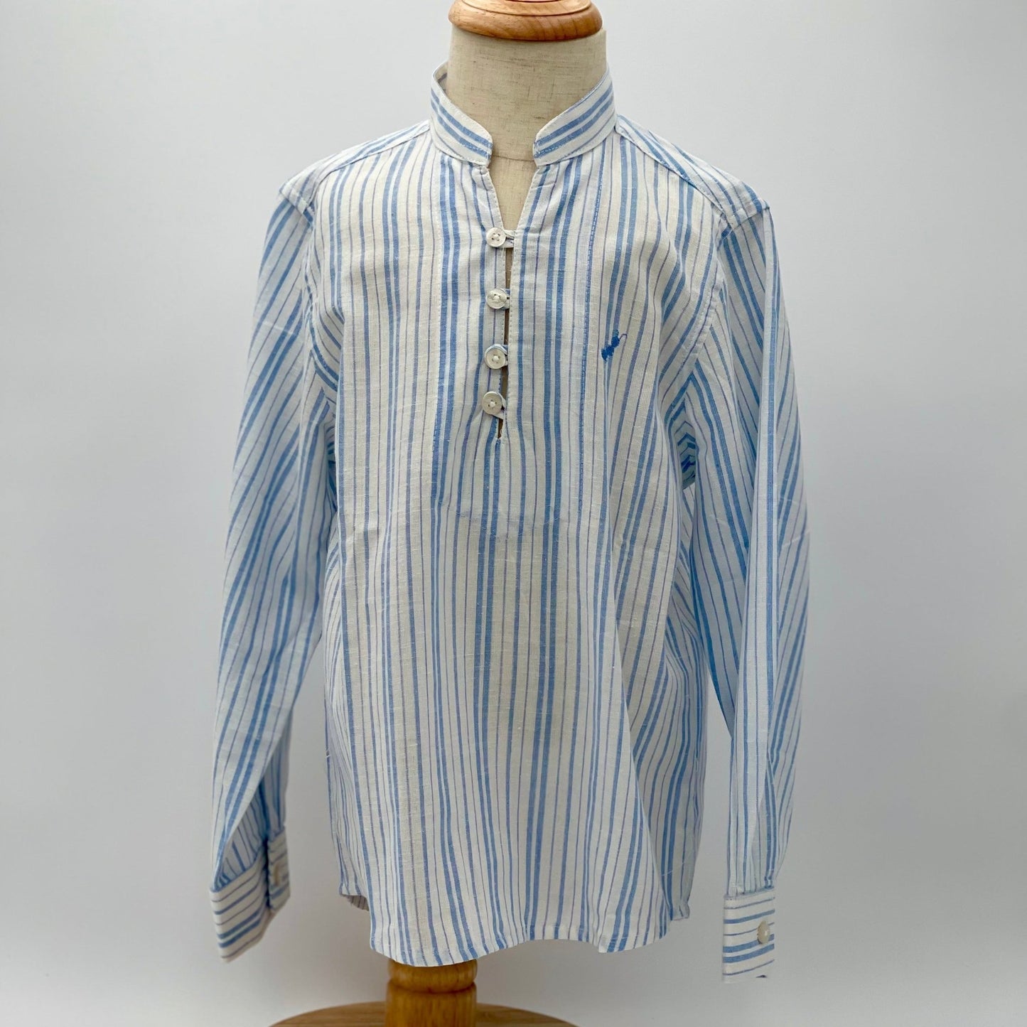 Long Sleeve Shirt with Mao Neck - Nico