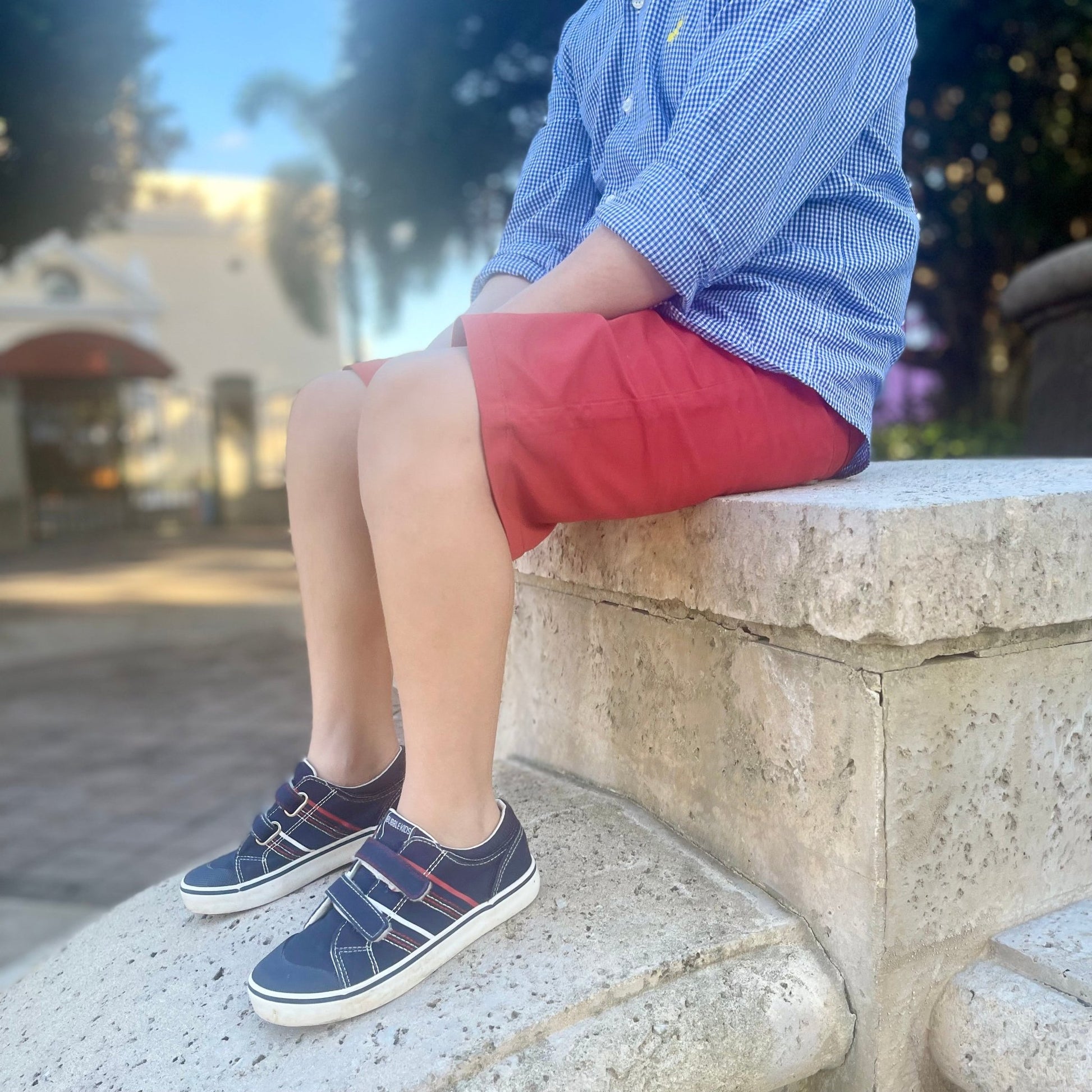 Navy Blue Sneakers - Nico