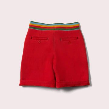 Red Marl Comfy Jogger Shorts - Nico