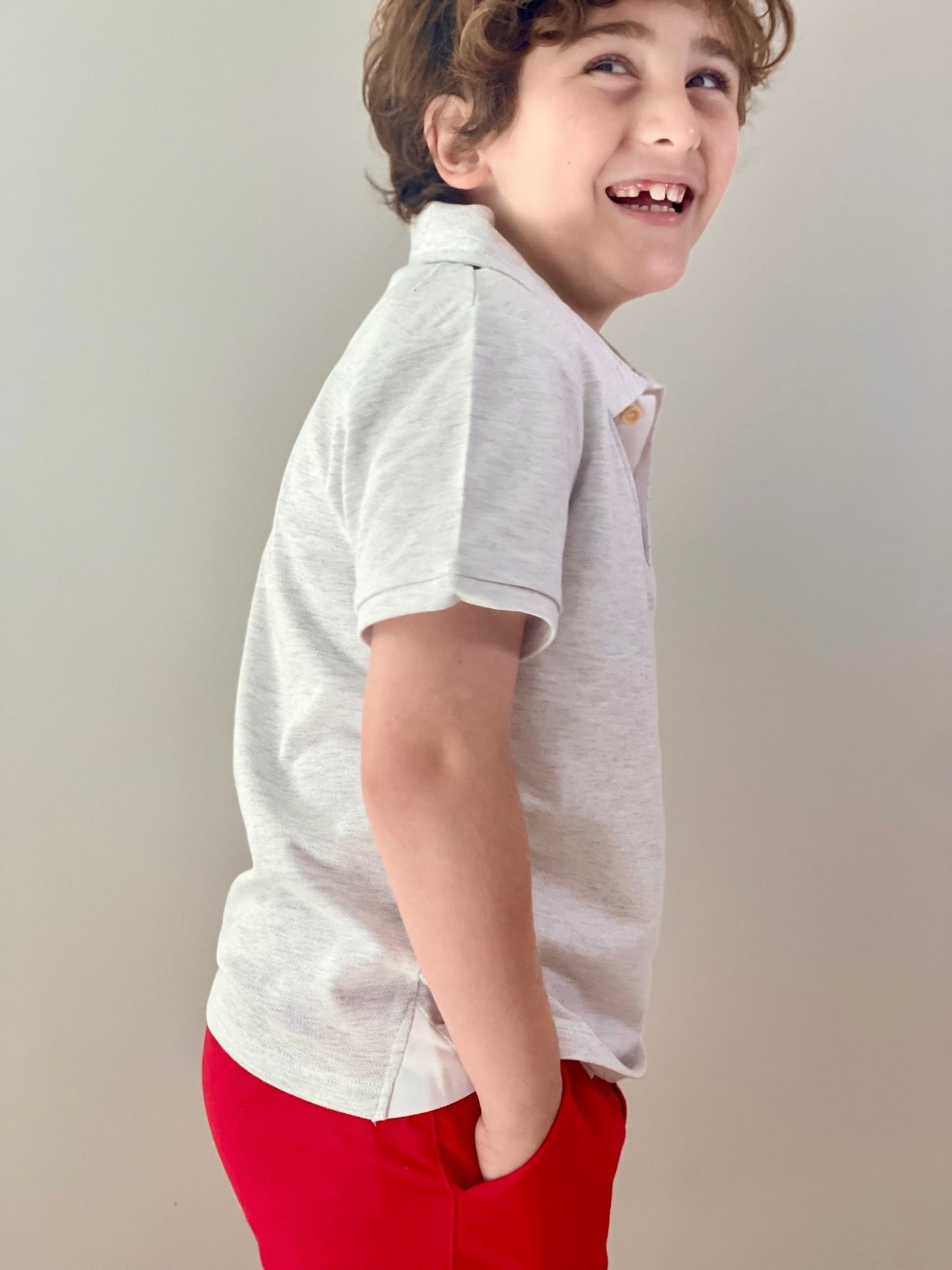 STARBOARD grey polo - Nico