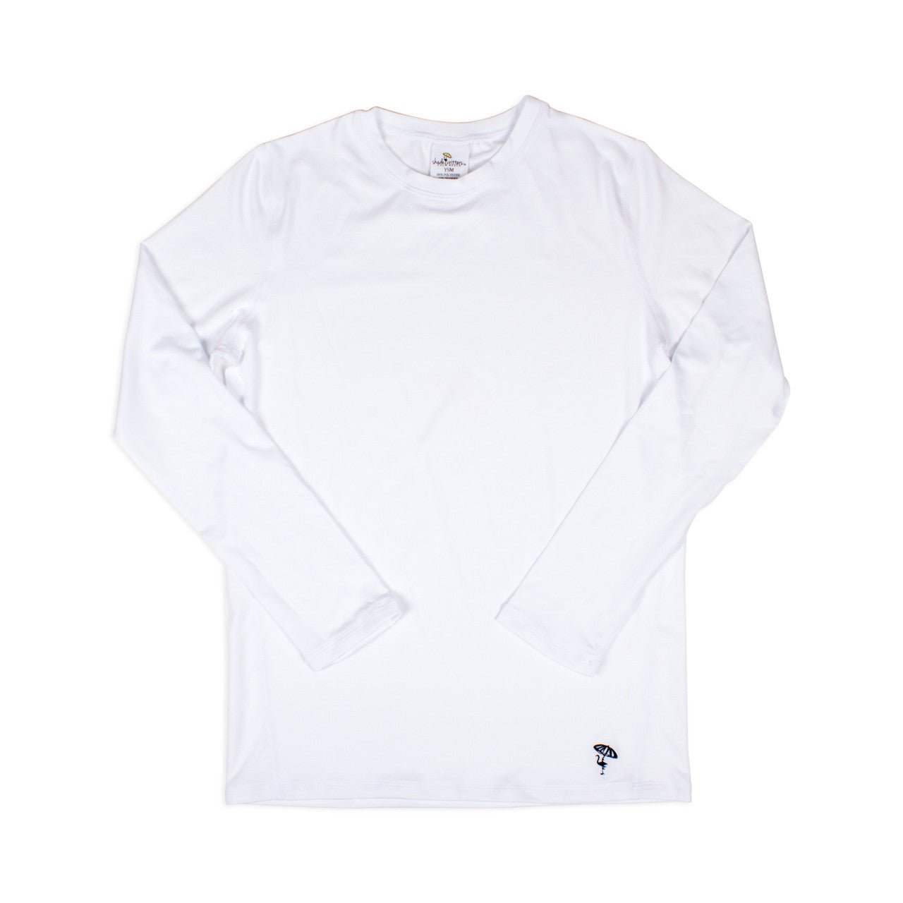 White Long Sleeve UPF 50+ Rash Guard - Nico