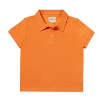 SHIPPING Tangerine Pique Polo