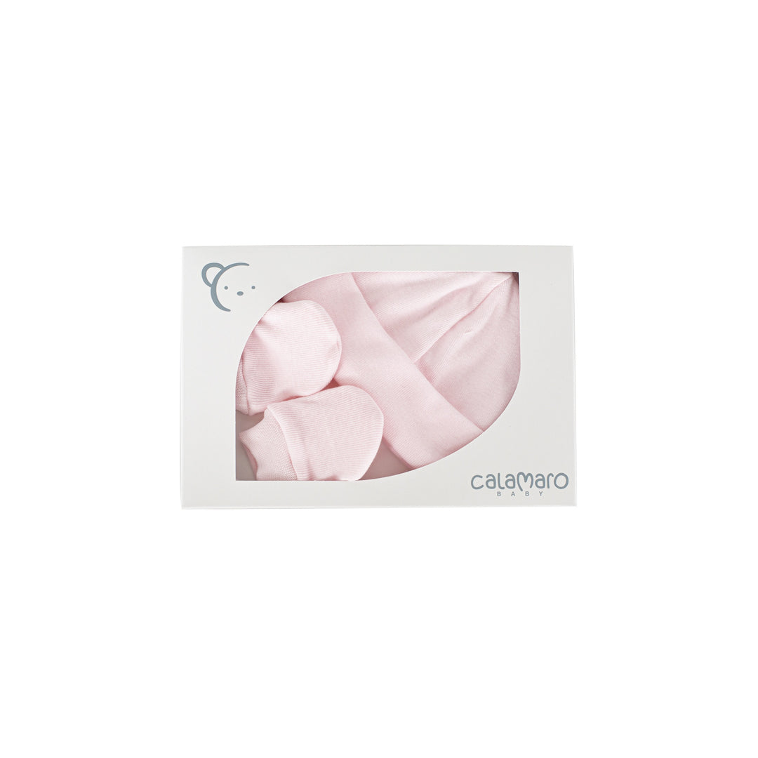 Calamaro Baby Natal Gift Set -  Baby Hat &amp; Mittens