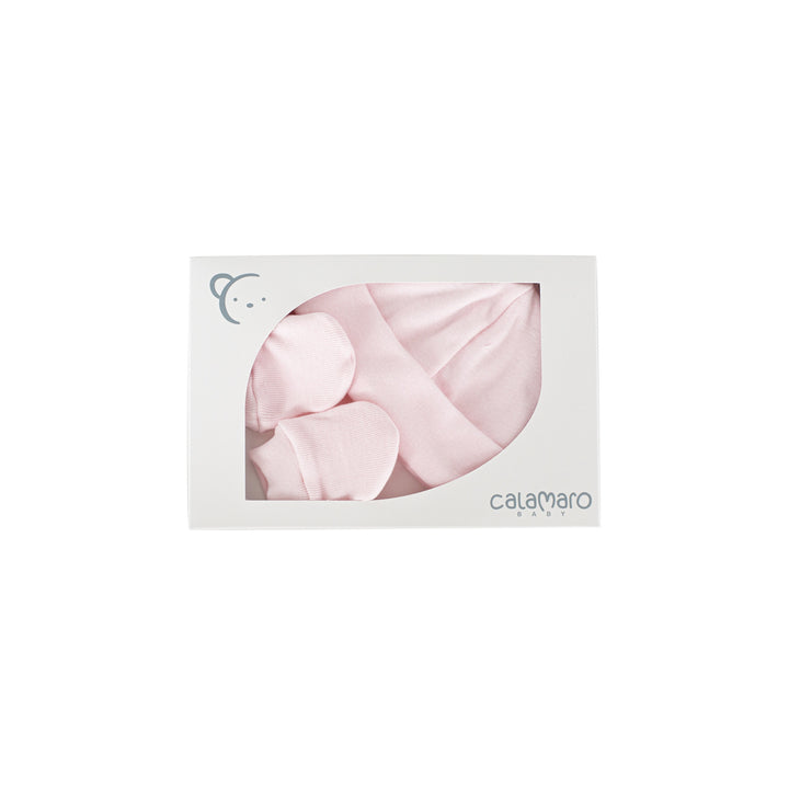 Calamaro Baby Natal Gift Set -  Baby Hat &amp; Mittens