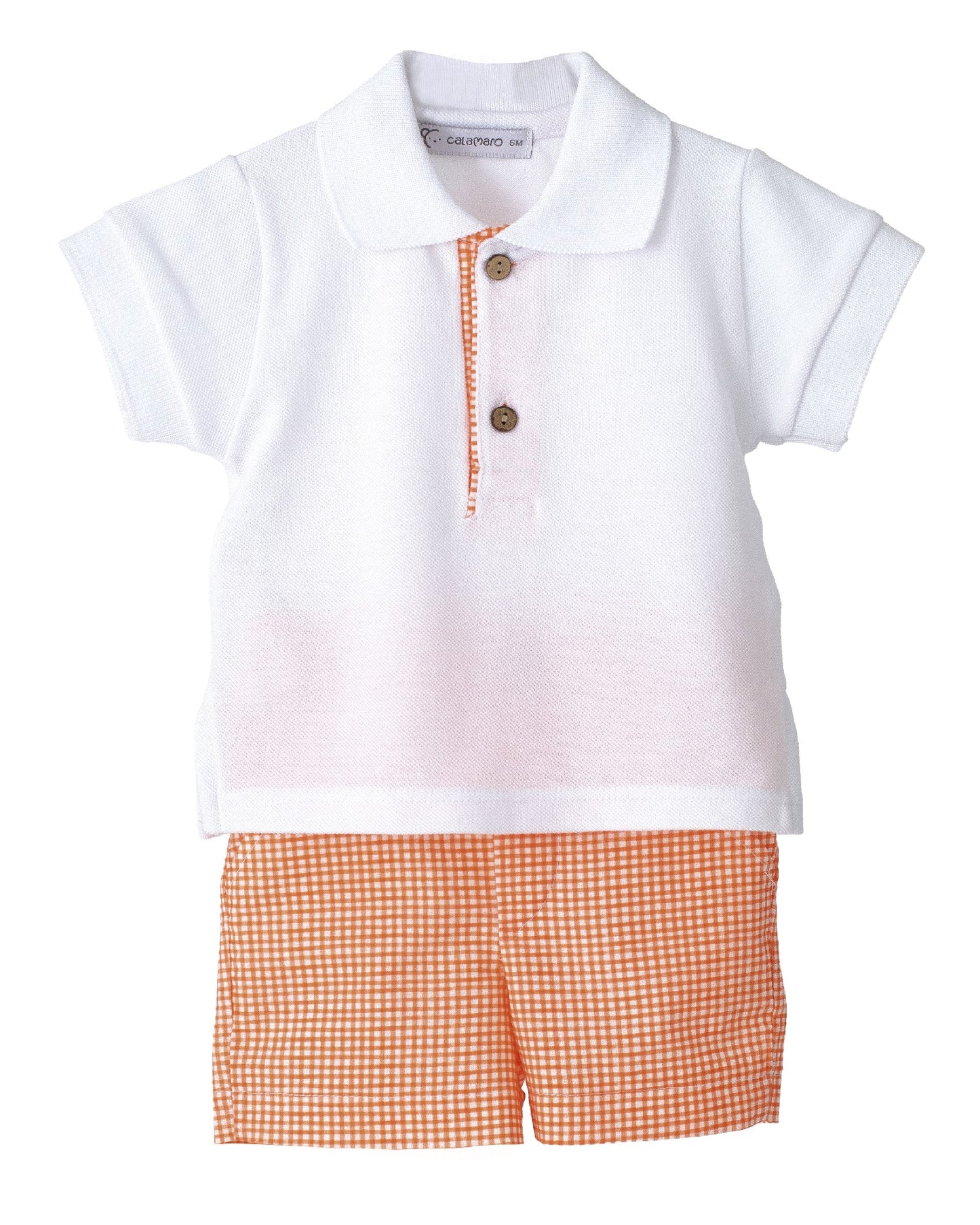 Tasmania Boys Set- Gingham Pants