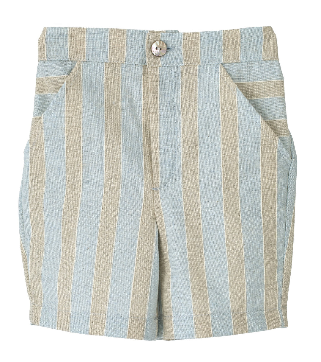 Excellentt Célebes Set – Linen Shirt &amp; Striped Shorts for Boys