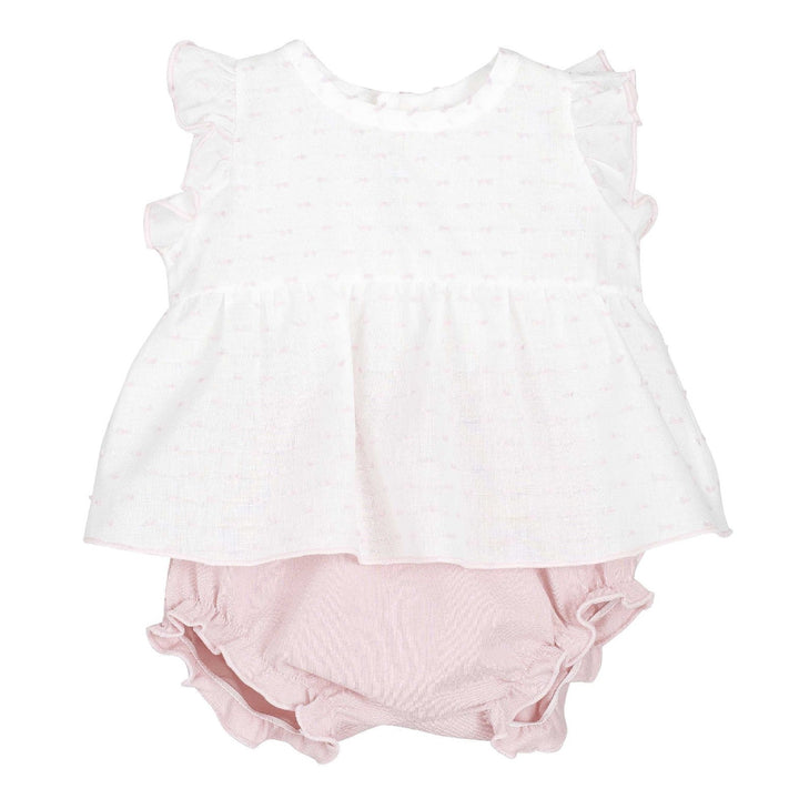 GOA Baby Girl Pololo Set – Made in Spain | 1–18 Months