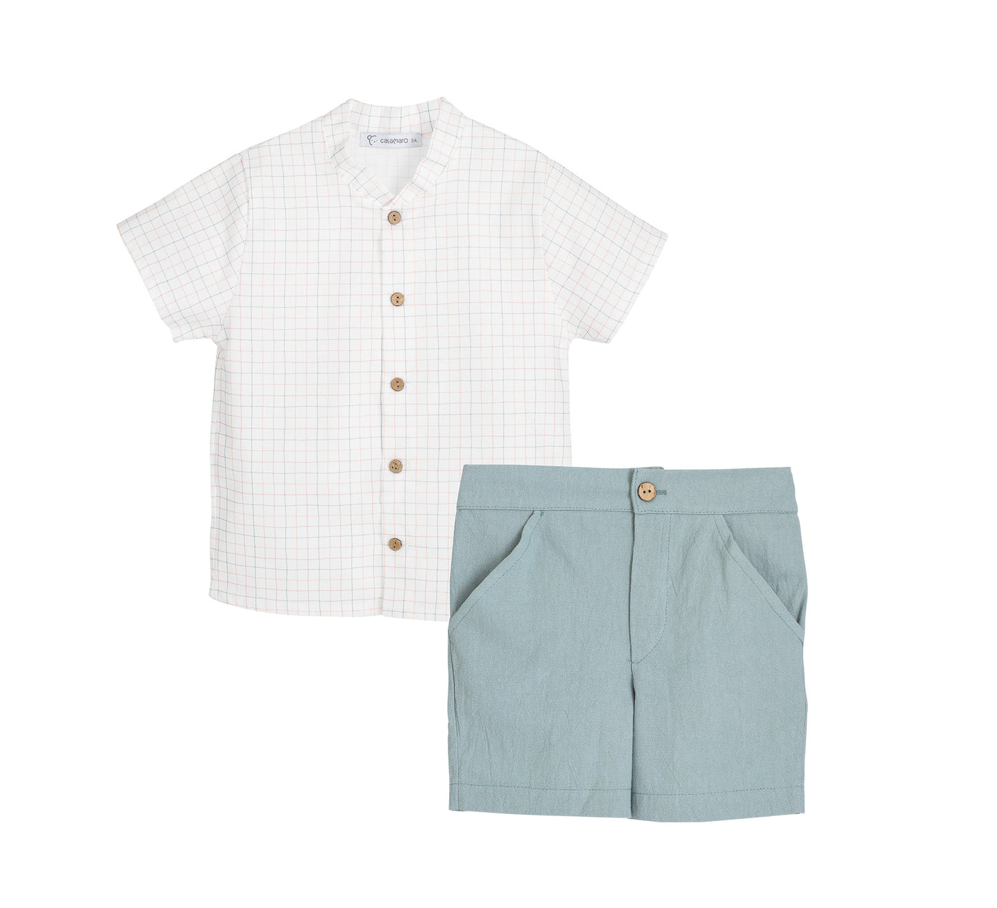 MUMBAI Boys Shirt & Shorts Set