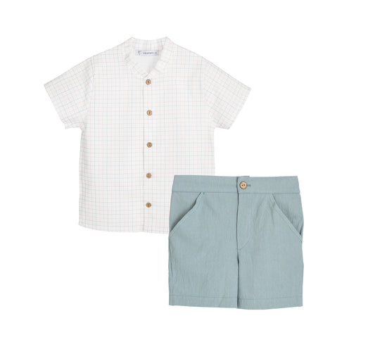 MUMBAI Boys Shirt & Shorts Set