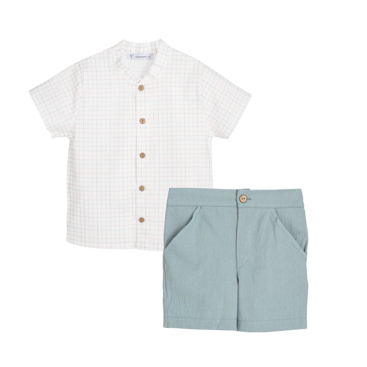 MUMBAI Boys Shirt &amp; Shorts Set