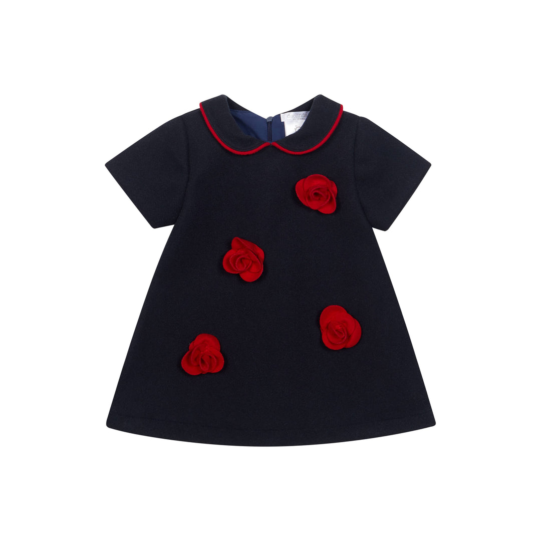 Deolinda Velvet Holiday Dress - Royal