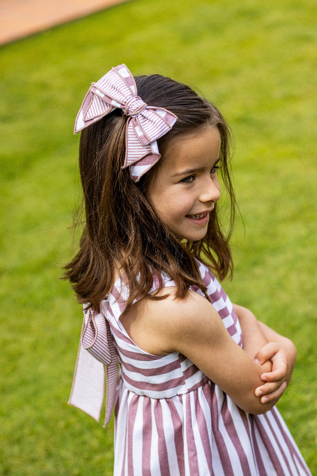 Bósforo Excellentt Striped Dress – Girls (12m–5y)