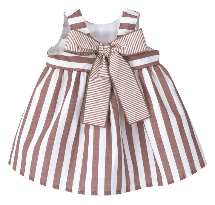 Bósforo Excellentt Striped Dress – Girls (12m–5y)