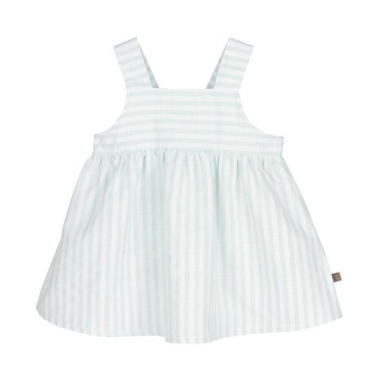 Bundi Mint Stripe Baby Dress – Made in Spain