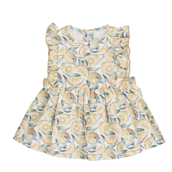 Indore Lemon Print Dress – Made in Spain