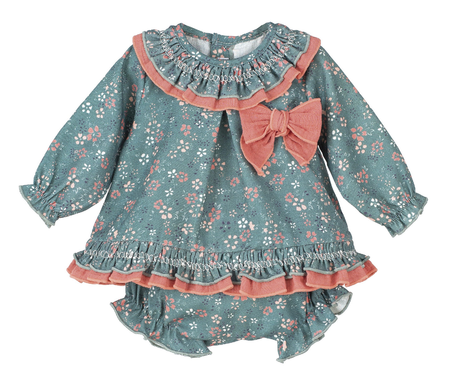 Jesuito Reims Floral Two-Piece Set – Made in Spain (3–36 Months)