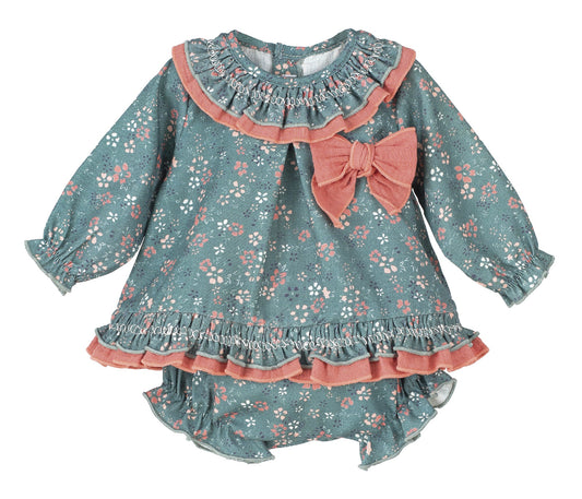Jesuito Reims Floral Two-Piece Set – Made in Spain (3–36 Months)