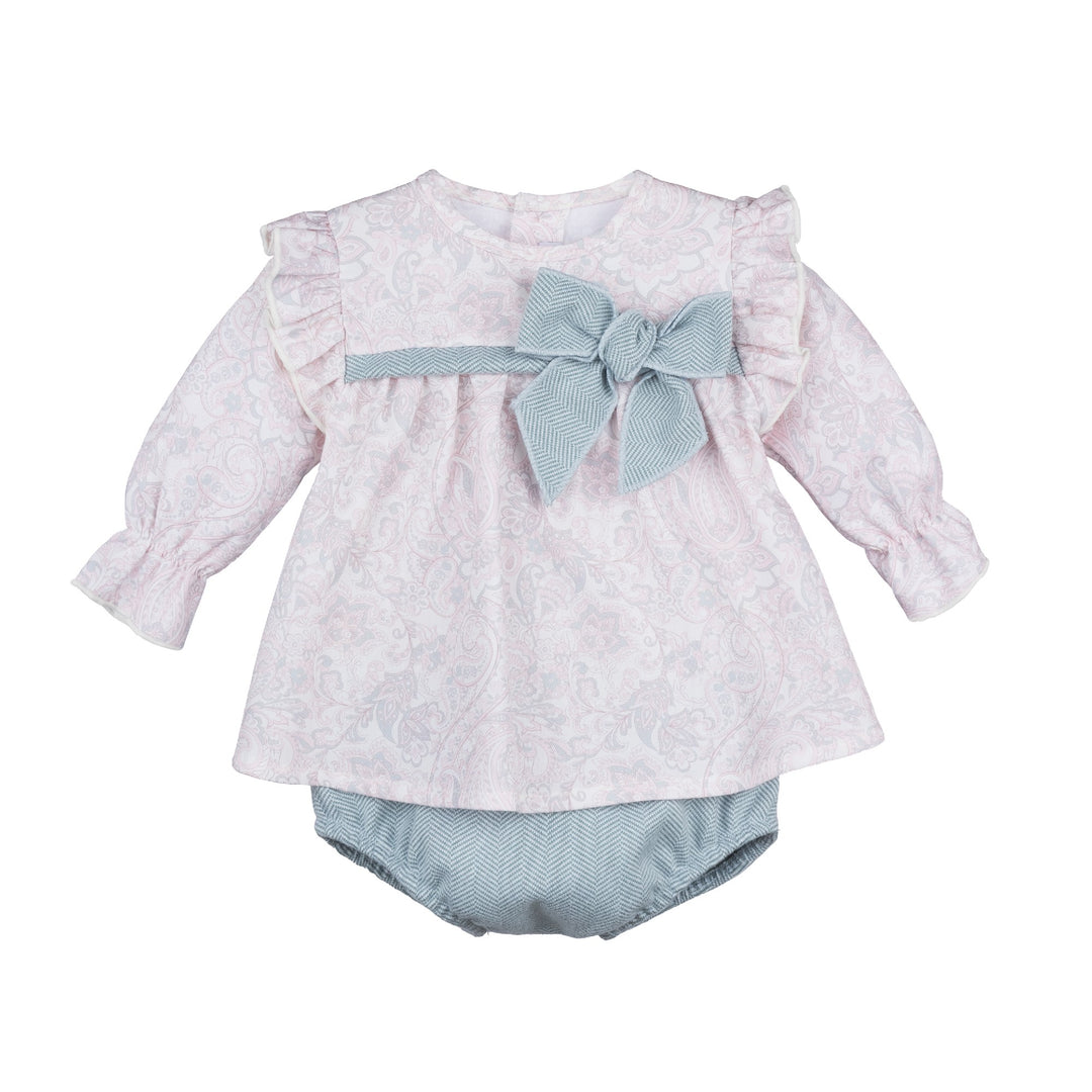 Excellent Túria Baby Dress &amp; Bloomer Set - Calamaro Baby