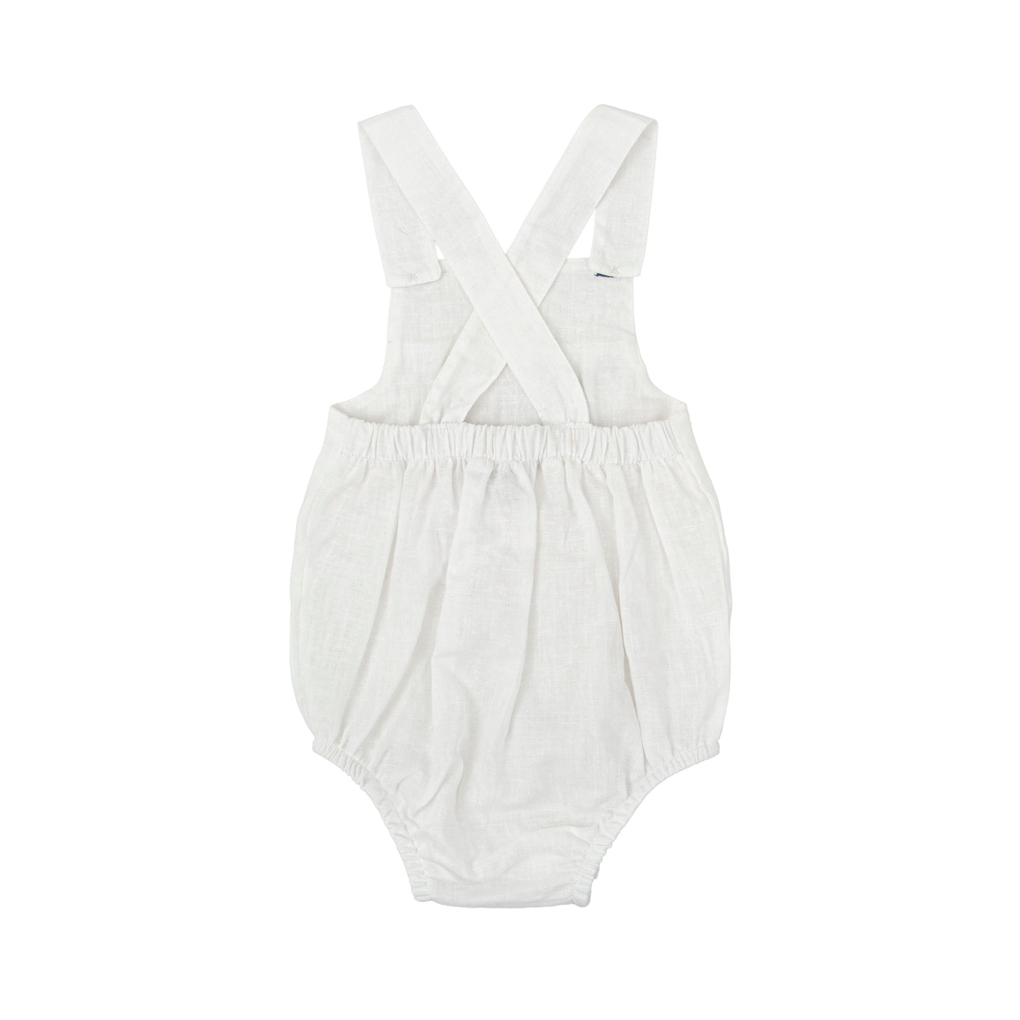 Claror Smocked Linen Romper for Baby Boys