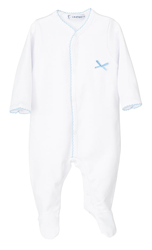 Pelele Abierto Celeste Babygrow for Newborn Boys – Made in Spain
