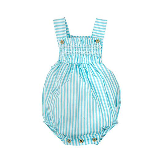 Melodia Baby Boys Cotton Dungaree | Woven One-Piece Outfit (6M–24M)