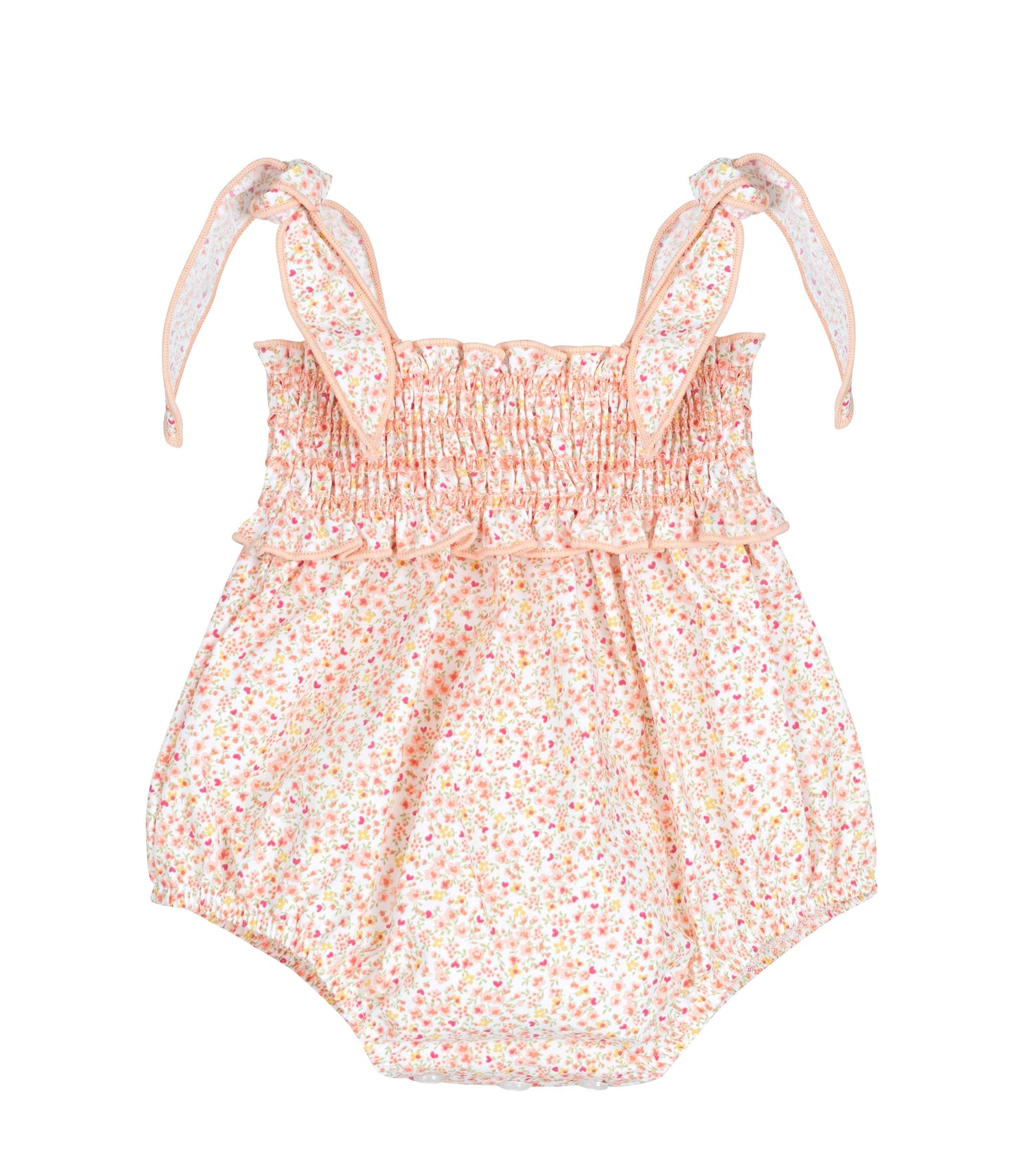 Kanpur Peto Floral Romper – Made in Spain | 1–18 Months