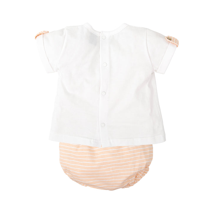 Aura Baby Boy Cotton Knitted T-Shirt &amp; Shorts Set – (3M–36M)