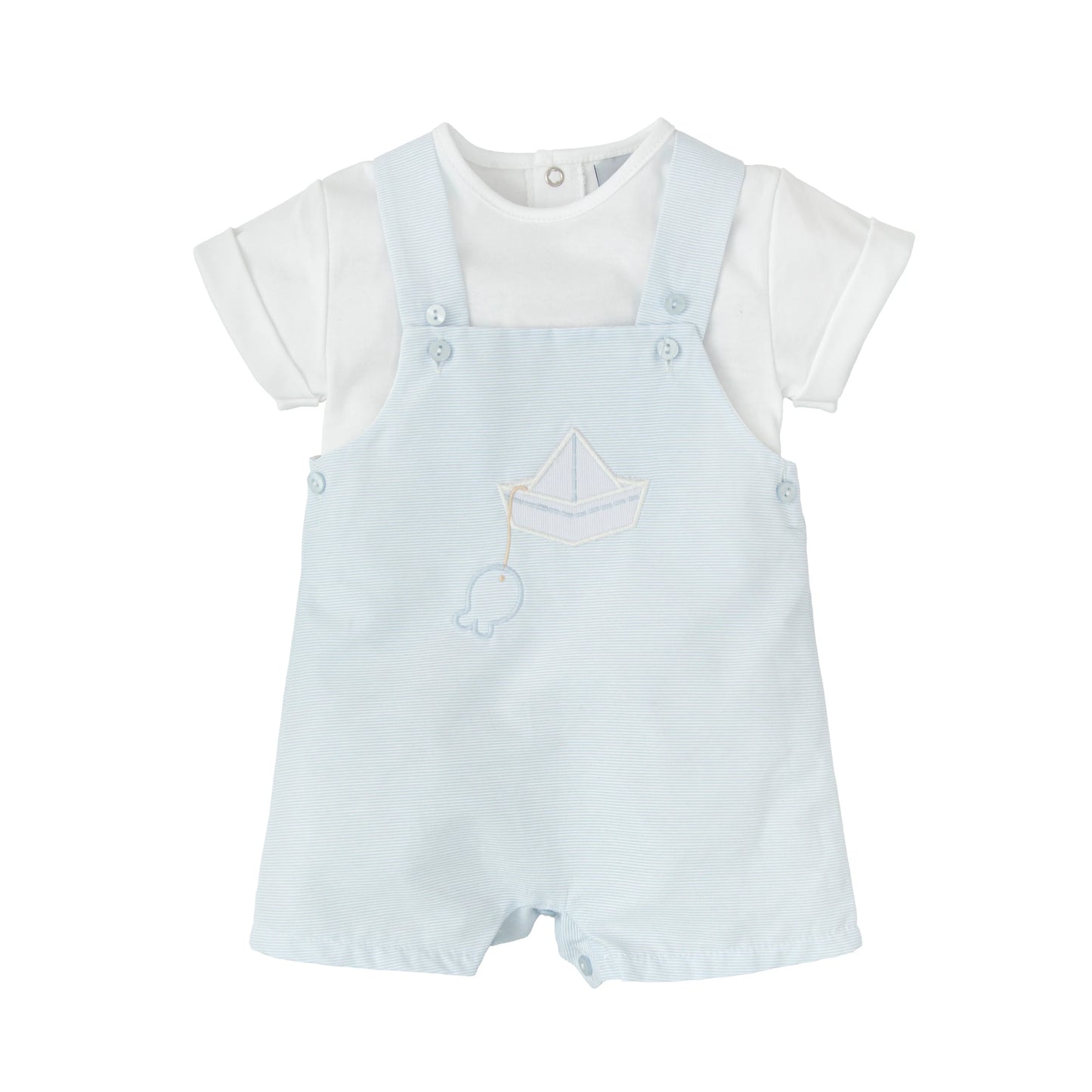 Libertad T-Shirt & Dungaree Set – for Baby Boys